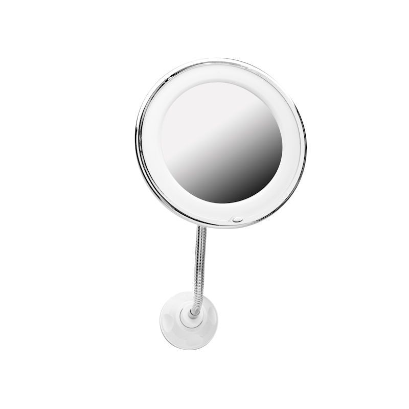 Aan het water Onnauwkeurig Ontevreden DECOPATENTFlexibele Make-Up Spiegel met verlichting - 360° Draaibaar -  Zuignap Sterk - 10x Vergroting - Make Up Vergrootspiegel - 𝕍𝕖𝕣𝕜𝕠𝕠𝕡 ✪  𝕔𝕠𝕞