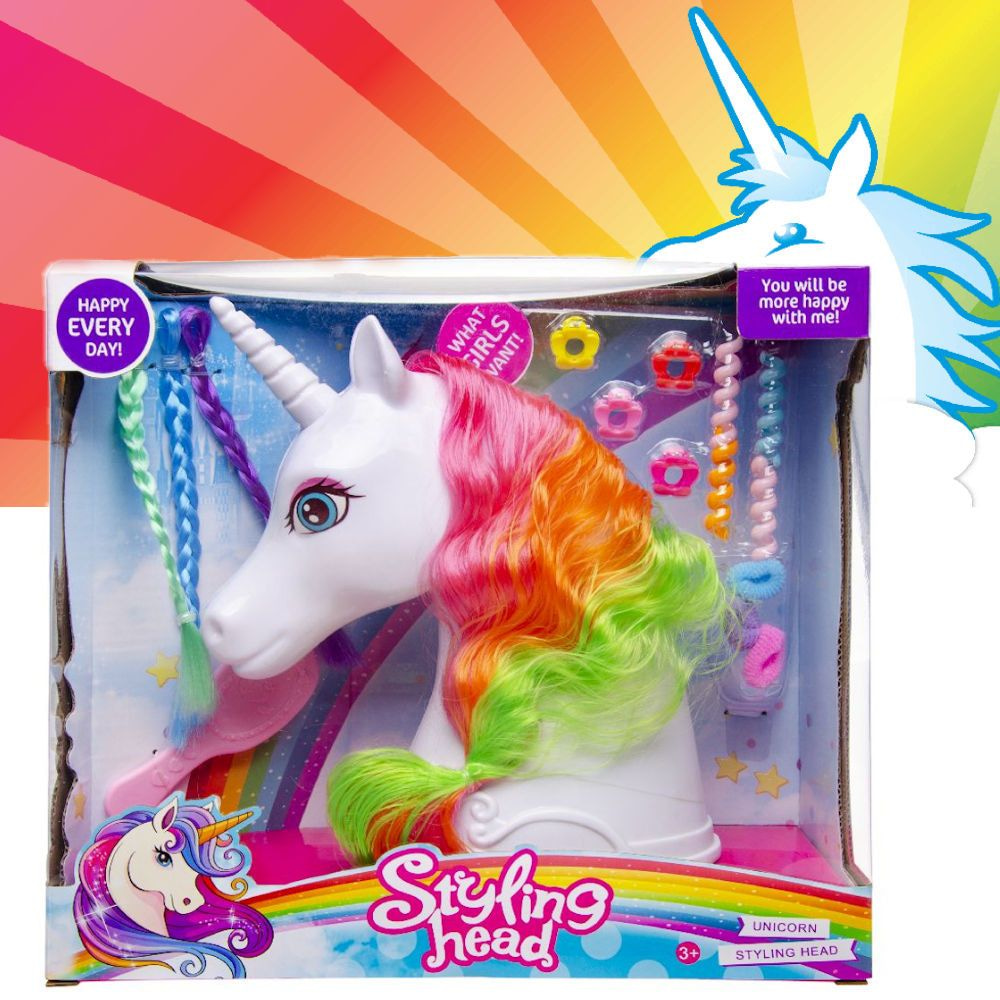 vlinder Straat andere DECOPATENTDecopatent® Speelgoed Unicorn Kaphoofd - Sminkpop voor Kinderen -  Pop - Eenhoorn - Schminkpop voor Meisjes - Opmaakpop / Kapkop met haar  accessoires - 𝕍𝕖𝕣𝕜𝕠𝕠𝕡 ✪ 𝕔𝕠𝕞