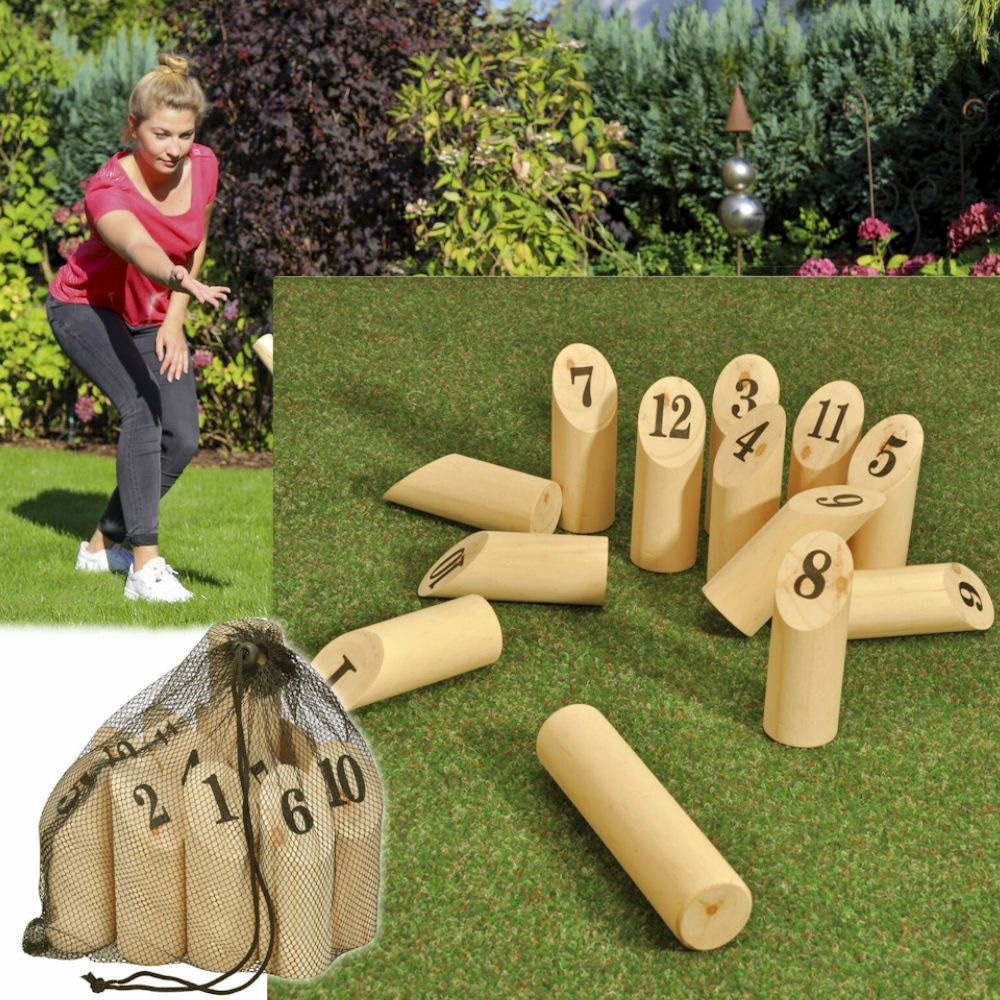 wrijving George Hanbury oriëntatie DECOPATENTDecopatent® Kubb werpspel - behendigheidsspel - Houten buitenspel  - Scandinavisch werpspel van hout - 2 tot 4 Spelers - 𝕍𝕖𝕣𝕜𝕠𝕠𝕡 ✪  𝕔𝕠𝕞