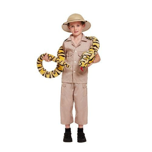HENBRANDTKINDEREN 3-Delig Jungle Safari / Ontdekkingsreiziger kostuum voor kinderen 10-12 jaar | Carnavalskleding | Verkleedkleding | Safari / Dierentuin verzorger Feest | Jongens | Maat: Large 10-12 Jaar. - 𝕍𝕖𝕣𝕜𝕠𝕠𝕡 ✪ 𝕔𝕠𝕞