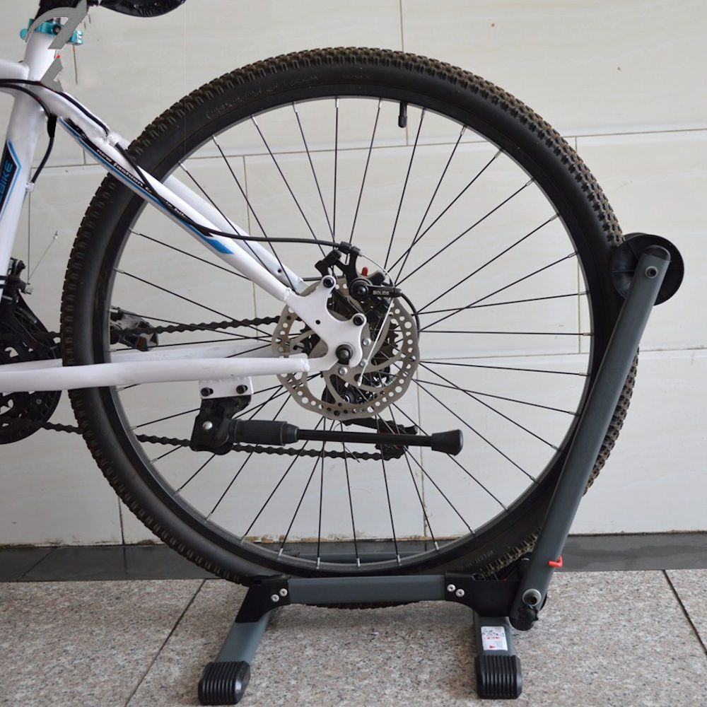 overdracht Onhandig Geest DECOPATENTFietsenrek Voor of Achterwiel - Fietsen Rek Racefiets,  Mountainbike, Mtb etc - Fietshouder - Achterwiel Standaard / Voorwiel  Standaard - Bike stand - fietsstandaard fietsen 24" 26" 27,5" inch en 700C  - Opvouwbaar - Zwart - Decopatent ...