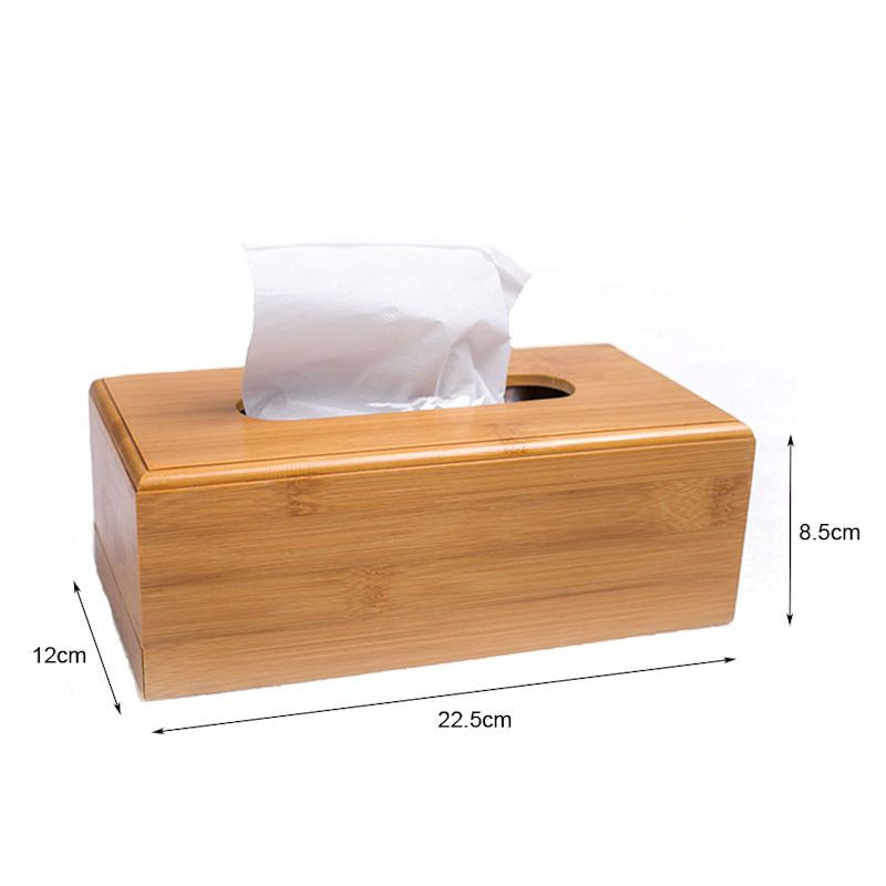 DECOPATENTTissuedoos - Bamboe - voor tissues - Tissue box houder voor - Wc - - Keuken - Zakdoekendoos - Hout - 𝕍𝕖𝕣𝕜𝕠𝕠𝕡 ✪ 𝕔𝕠𝕞