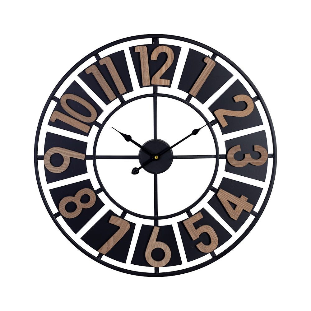exotisch Incarijk Bully DECOPATENTXL Grote Ronde Wandklok Landelijk / Modern 60 Cm met Houten Cijfers - Wand Klok Modern / Landelijke Rond Zwart - Moderne Wandklokken met cijfers van Hout - Keukenklok - Muurklok Wand exotisch Incarijk Bully DECOPATENTXL Grote Ronde Wandklok Landelijk / Modern 60 Cm met Houten Cijfers - Wand Klok Modern / Landelijke Rond Zwart - Moderne Wandklokken met cijfers van Hout - Keukenklok - Muurklok Wand