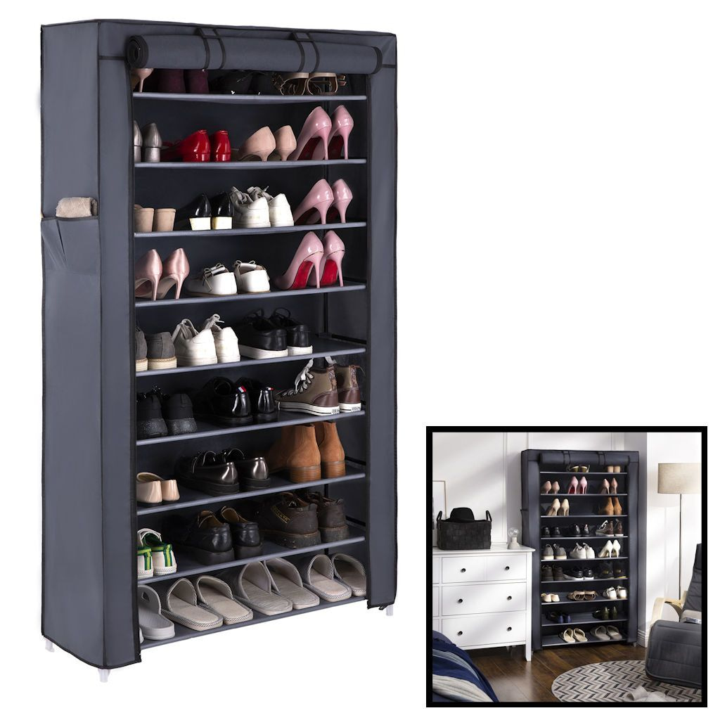 Begrip Ringlet Conciรซrge DECOPATENTSchoenenrek XXL voor 40 paar schoenen - Met hoes - Opbergsysteem van metaal met kunststof verbindingen - Organizer voor schoenen opbergen - Staand opbergrek - Schoenenkast grijs - Decopatentยฎ - ๐๐๐ฃ๐๐ ๐ ๐ก โช ๐๐ ๐ Begrip Ringlet Conciรซrge DECOPATENTSchoenenrek XXL voor 40 paar schoenen - Met hoes - Opbergsysteem van metaal met kunststof verbindingen - Organizer voor schoenen opbergen - Staand opbergrek - Schoenenkast grijs - Decopatentยฎ - ๐๐๐ฃ๐๐ ๐ ๐ก โช ๐๐ ๐