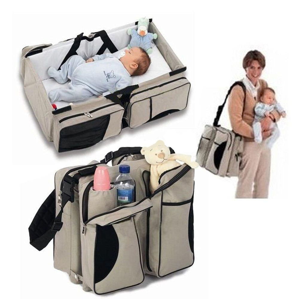 Hou op Modernisering Extremisten DECOPATENTBaby Reisbed & Baby Luiertas in 1 - Reisbedje voor Baby's &  Kleuters - Reiswieg voor uw Kind - Multifunctioneel Travel Reisbed -  Camping Babybedje - Reistas tijdens uw Vlieg- of Autoreis -