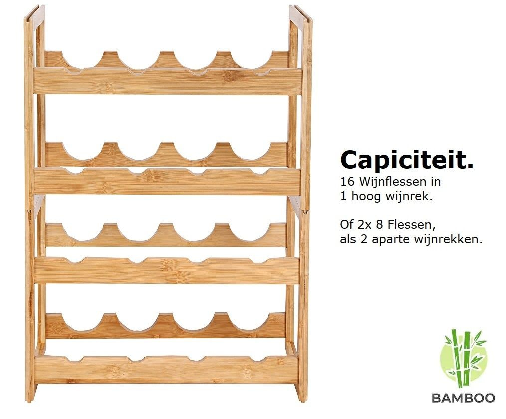 potlood Fabel neef DECOPATENTWijnrek van bamboe hout voor 16 flessen wijn – Staand en stapelbaar wijnrek – Mooi wijnflessenrek voor in kast of kamer - Decopatent (2 DOZEN) - 𝕍𝕖𝕣𝕜𝕠𝕠𝕡 ✪ 𝕔𝕠𝕞 potlood Fabel neef DECOPATENTWijnrek van bamboe hout voor 16 flessen wijn – Staand en stapelbaar wijnrek – Mooi wijnflessenrek voor in kast of kamer - Decopatent (2 DOZEN) - 𝕍𝕖𝕣𝕜𝕠𝕠𝕡 ✪ 𝕔𝕠𝕞