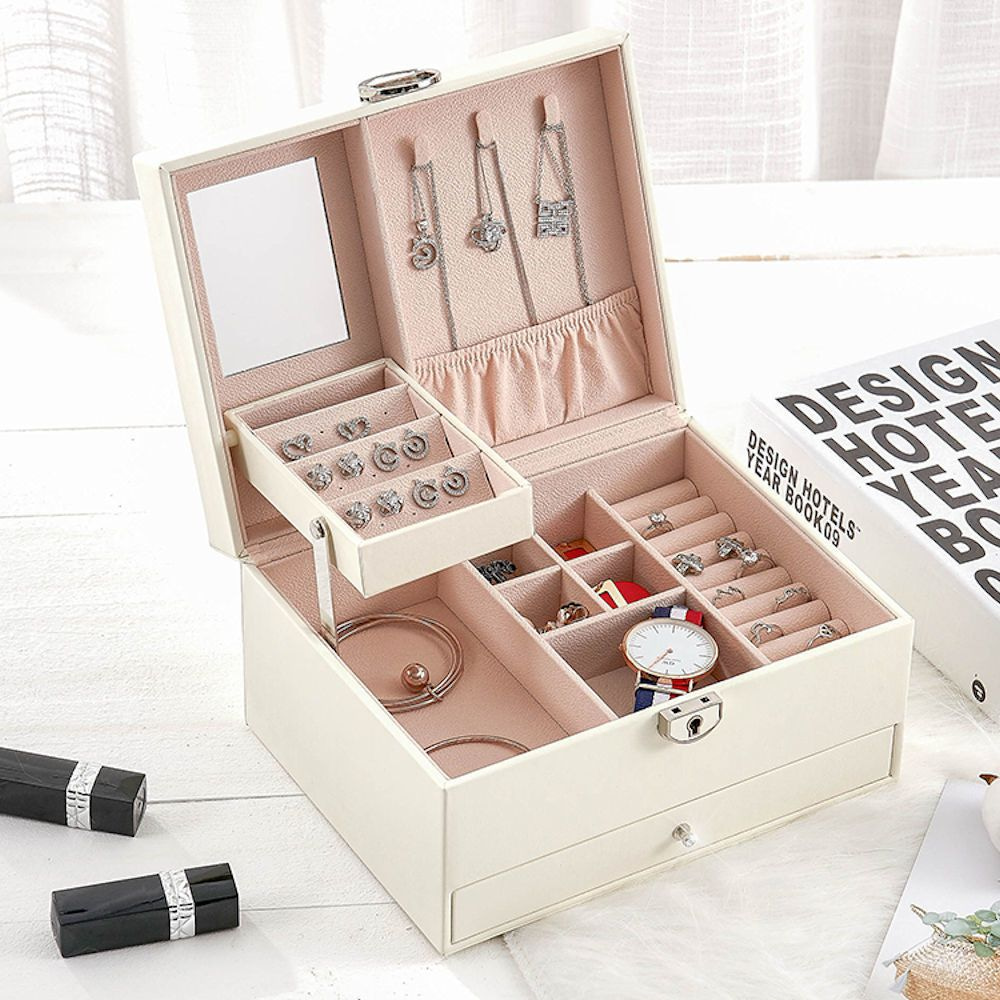 fluit Storing wildernis DECOPATENTLuxe Sieradendoos met Spiegel en 20 Vakken - Witte Luxe Bijouterie Kistje - Juwelendoos met La - Sieradendoos voor Dames / Meisjes - Sieradenhouder voor Sieraden / Oorbellen / Ringen / Halskettingen / Armbanden / Horloge - WIT - Decopatent ... fluit Storing wildernis DECOPATENTLuxe Sieradendoos met Spiegel en 20 Vakken - Witte Luxe Bijouterie Kistje - Juwelendoos met La - Sieradendoos voor Dames / Meisjes - Sieradenhouder voor Sieraden / Oorbellen / Ringen / Halskettingen / Armbanden / Horloge - WIT - Decopatent ...
