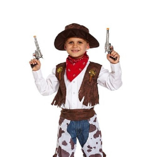 marge Tweet Kangoeroe HENBRANDTKINDEREN JONGENS 4-Delig Luxe Wild Wild West Coyboy Kostuum voor  Kinderen | Coyboy Sheriff Kleding | Carnavalskleding | Verkleedkleding |  Jongen | Maat: Medium 7-9 Jaar - 𝕍𝕖𝕣𝕜𝕠𝕠𝕡 ✪ 𝕔𝕠𝕞