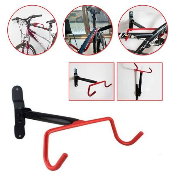 DECOPATENTOphangsysteem fiets - Fietsen ophangsysteem voor muurbevestiging  - Fietshaak Houder muur - Ophangbeugel fiets opklapbaar - Muurbeugel Fiets  - Ophang systeem fiets - Fiets ophangen aan muur - Ophangbeugel fiets voor  Wandmontage - Decopatent 