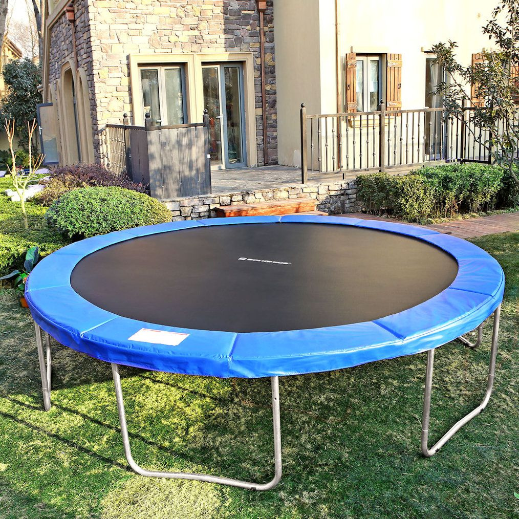 Vervallen teugels Doorzichtig DECOPATENTTrampolinerand 366 cm diameter – Rond - Hoge kwaliteit  beschermrand - Blauw - Trampoline rand afdekking universeel - Decopatent® -  𝕍𝕖𝕣𝕜𝕠𝕠𝕡 ✪ 𝕔𝕠𝕞