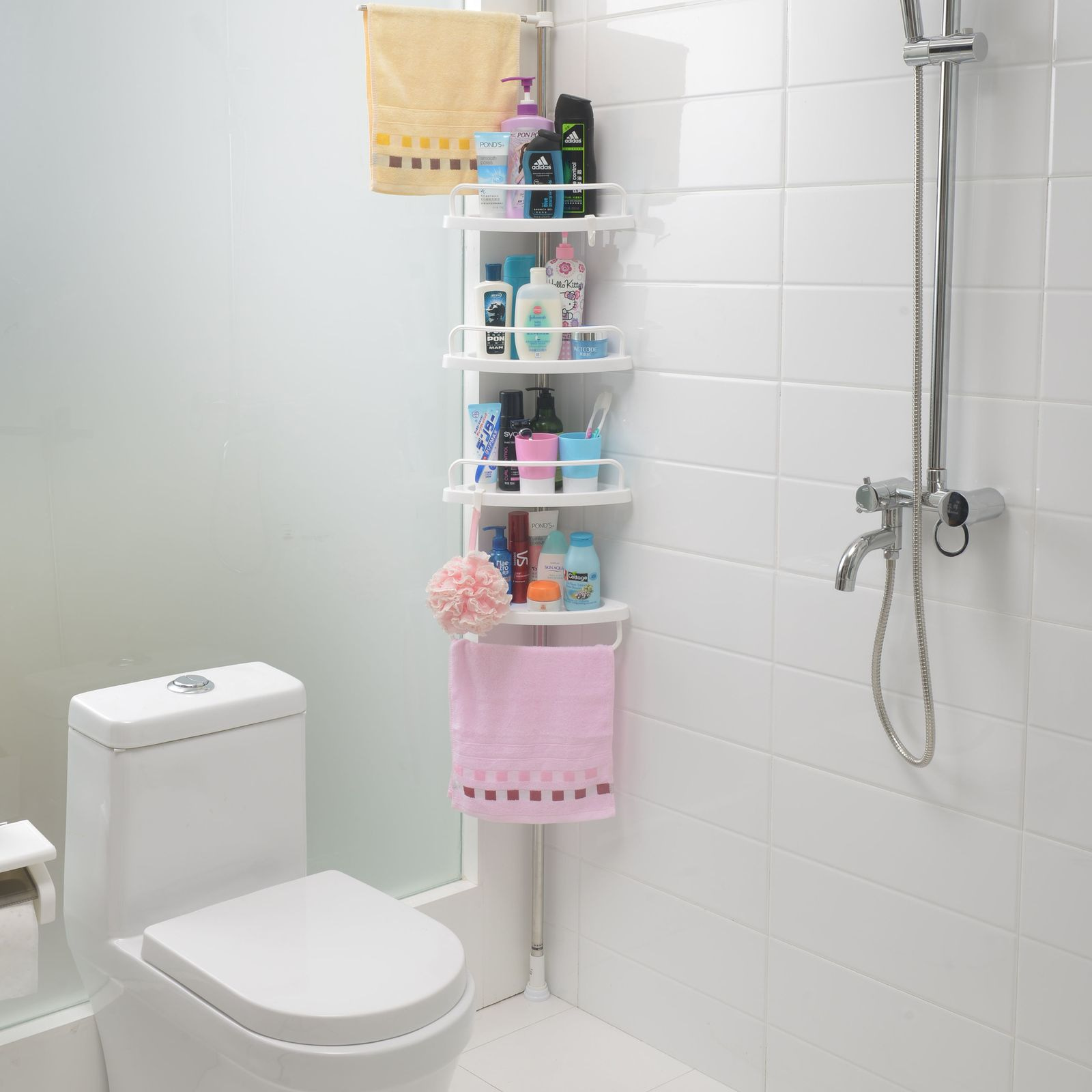 thee plakband personeelszaken DECOPATENTTelescopisch Douche Rek met 4 Lagen - Verstelbaar Bad / Douche Hoekrek Opbergrek voor Douchespullen, Shampoos etc - Staande Wand Douchemand Badkamer Wandrek - Uitschuifbaar van 90-273 Cm. - Kleur: Wit - Decopatent® - 𝕍𝕖𝕣𝕜𝕠𝕠𝕡 ✪ 𝕔𝕠𝕞 thee plakband personeelszaken DECOPATENTTelescopisch Douche Rek met 4 Lagen - Verstelbaar Bad / Douche Hoekrek Opbergrek voor Douchespullen, Shampoos etc - Staande Wand Douchemand Badkamer Wandrek - Uitschuifbaar van 90-273 Cm. - Kleur: Wit - Decopatent® - 𝕍𝕖𝕣𝕜𝕠𝕠𝕡 ✪ 𝕔𝕠𝕞