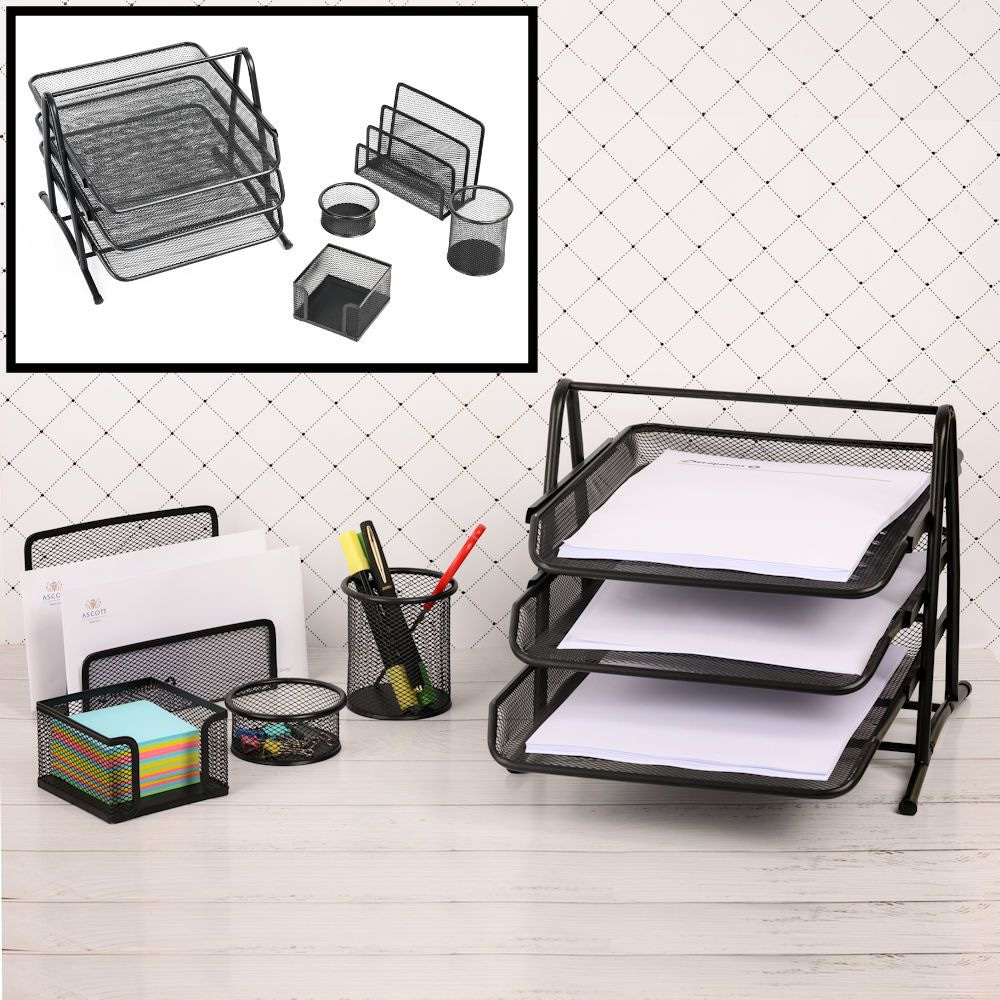 twijfel Rijd weg Medaille DECOPATENT5 Delige Bureau Organizer SET - Pennenbakje - Mesh metaal - Brievenbak - Memobox Papercliphouder Briefhouder - Zwart - ๐๐๐ฃ๐๐ ๐ ๐ก โช ๐๐ ๐ twijfel Rijd weg Medaille DECOPATENT5 Delige Bureau Organizer SET - Pennenbakje - Mesh metaal - Brievenbak - Memobox Papercliphouder Briefhouder - Zwart - ๐๐๐ฃ๐๐ ๐ ๐ก โช ๐๐ ๐