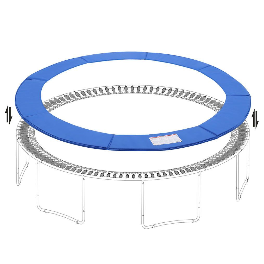 DECOPATENTTrampolinerand 305 cm diameter – - Hoge kwaliteit beschermrand - Blauw Trampoline rand afdekking - Decopatent® - 𝕍𝕖𝕣𝕜𝕠𝕠𝕡 ✪ 𝕔𝕠𝕞