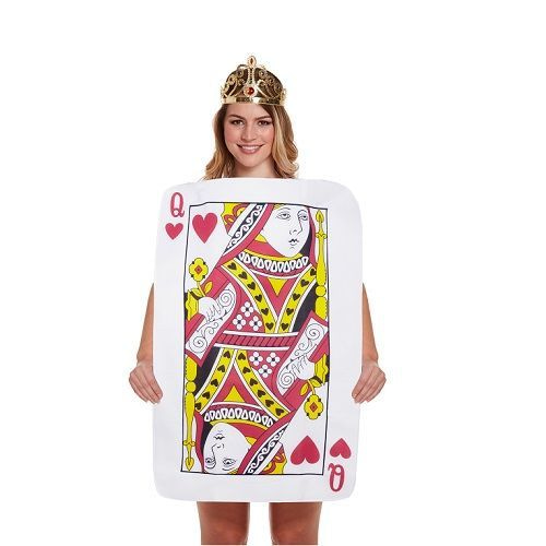 Streng textuur kogel HENBRANDTVOLWASSENEN MAN / VROUW Speelkaart Queen of Hearts Kostuum |  Speelkaart Bodysuit | Bodysuit Hartenvrouw Alice in wonderland | Kleur:  Rood / Wit | Carnavalskleding | Verkleedkleding | Feest Kostuum | Heren /