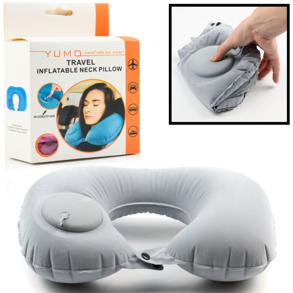 Heerlijk opwinding zweep DECOPATENTComfortabel Reiskussen Nekkussen - Automatisch in te stellen op  hardheid - Reiskussentje Auto-deflatable - Slaapkussen - Nek kussen -  Travel Pillow - Opblaasbaar nekkussens voor in het Vliegtuig / Trein / Bus  / Auto etc. - Decopatent ...