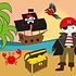 Decopatent 24 STUKS 6-Delige Piraten Kleurpotloodjes - Traktatie Uitdeelcadeautjes voor kinderen - Klein Speelgoed - Uitdeelcadeaus - Kleurpotloden