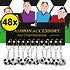 Decopatent 48 STUKS Voetbal Sleutelhangers - Metaal - Speelgoed Traktatie Uitdeelcadeautjes voor kinderen - Uitdeelcadeaus