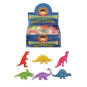 Henbrandt Uitdeelcadeautjes - Uittrekbare Strech Dinosaurus in Display (84 stuks)