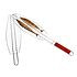 Decopatent Visklem voor BBQ / Barbeque met Houten Handvat - Bbq Vissen klem - Visklemmen bbq accesoires - Visklemmen - Visgrill - Grill rooster - Barbecuerooster - Visrooster vis klem - Vistang - Vishouder - Vis barbecue - Decopatent®