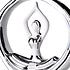 Decopatent Decopatent - Yoga Beeld Vrouw - Sculptuur Yoga dame - Woman Woondecoratie - Yoga meditatie houding - Decoratie beeld Rond - Afm. 26x8.8.x27 Cm - Kleur: Zilver