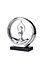 Decopatent Decopatent - Yoga Beeld Vrouw - Sculptuur Yoga dame - Woman Woondecoratie - Yoga meditatie houding - Decoratie beeld Rond - Afm. 26x8.8.x27 Cm - Kleur: Zilver