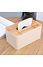 Decopatent Tissue box met Telefoon houder - Tissuehouder voor tissues - Tissuedoos Gsm sleuf - Tissuebox voor in Wc, Badkamer, Slaapkamer of Keuken - Zakdoekendoos - Zakdoekjes houder - Tafel model- Decopatent®