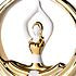 Decopatent Decopatent - Yoga Beeld Vrouw - Sculptuur Yoga dame - Woman Woondecoratie - Yoga meditatie houding - Decoratie beeld Rond - Afm. 26x8.8.x27 Cm - Kleur: Goud