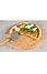 Kesper FSC® Bamboe Pizzaplaat met GRATIS Pizzasnijder | Pizza Snijden | Pizzaplank | Pizzabord | Pizza Snijplank | 32 x 32 x 15,5 Cm.