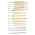 Decopatent Decopatent® - Klei Gereedschap - 14-delig - Boetseergereedschap - Spatels / Mes / Mesjes / Mirettes - Pottenbakken Boetseren Boetseer Set - Beeldhouwen - Keramiek / Polymeer / Boetseerklei gereedschap - Modelleer - Kleigereedschap