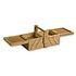 Kesper FSC® Naaidoos / Materiaaldoos - Uitklapbaar - Voorzien van Speldenkussen - Afm:  29 x 16.5 x 17 Cm.