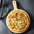 Decopatent Bamboe Pizzaschep voor Pizza's Ø30 Cm - Pizzaplank met handvat - Pizzaborden - Oven - Bbq - Serveerplank