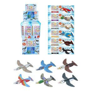 Henbrandt 48 STUKS | Uitdeelcadeautjes - Fighter Gliders - Model: Vogels in Display (48 stuks)