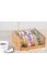 Kesper FSC® Bamboe Theedoos met 6 Vakken, Voorkant doorzichtig | Theekist Bamboe hout | Met Optil deksel | Thee Doos / Thea Box |  Afm. 22 x 21 x 9,5 Cm.