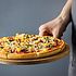 Decopatent Bamboe Pizzaschep voor Pizza's Ø30 Cm - Pizzaplank met handvat - Pizzaborden - Oven - Bbq - Serveerplank