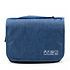 Decopatent Ophangbare Toilettas met Haak - Reis Toilet tas - Travel bag Organizer voor Vakantie / Kamperen & Reizen – Hangende Make up tas - Cosmetica Etui Tasje - Reistas Mannen en Vrouwen – Kleur BLAUW - Decopatent®