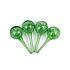 Decopatent Decopatent® 4 Stuks - Waterdruppelaar voor Planten - Watergever - Glas - Waterbollen - Watergeefsysteem - Plantenbollen - Groen