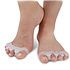 Decopatent Foot Care Teenspreider / Teencorrector voor uw Tenen - Grote teenspreider - Hallux valgus - Tenencorrector - Teen ondersteuner - Tenenspreiders - Siliconen Tenen Corrector - Correctors - Hamertenen - One Size - Decopatent®