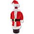Decopatent Decopatent® 2-Delige Kerst Wijnfles pullover set - Kerstmis wijnfles hoes - Wijnfles Versiering - Wijn Kerstkostuum + Kerstmuts