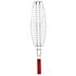 Decopatent Visklem voor BBQ / Barbeque met Houten Handvat - Bbq Vissen klem - Visklemmen bbq accesoires - Visklemmen - Visgrill - Grill rooster - Barbecuerooster - Visrooster vis klem - Vistang - Vishouder - Vis barbecue - Decopatent®