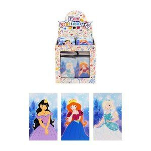 Henbrandt Uitdeelcadeautjes - Notitieboekjes - Model: Prinsessen in Traktatiebox (168 Stuks)