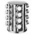Decopatent Decopatent® Kruidenrek Rond Kruiden Carrousel voor 16 potjes - Kruidencarrousel draaibaar - Staand Rvs Specerijenrek Draaiplateau