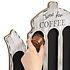 Decopatent Decopatent® - Capsulehouder Dolce Gusto - Koffiepot Design - Capsule houder voor dolce gusto koffie cups - Cuphouder - Wit / Grijs