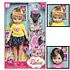 Decopatent Speelgoed Pop "ELAINE" met extra Jurk en accessoires - Tienerpop - Babypop - Pop voor Meisjes - Afm Doos: 22X36X9 Cm.