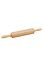 Kesper Deegroller rolstok met handvat - FSC® Beukenhout antikleef Hout - 44x6x6 Cm - Deegrolstok draaiende roller - Rolgedeelte 25xØ6.3