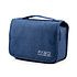 Decopatent Ophangbare Toilettas met Haak - Reis Toilet tas - Travel bag Organizer voor Vakantie / Kamperen & Reizen – Hangende Make up tas - Cosmetica Etui Tasje - Reistas Mannen en Vrouwen – Kleur BLAUW - Decopatent®