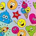 Decopatent 48 STUKS Vrolijke Smiley Kleurboekjes met Stickers - Traktatie Uitdeelcadeautjes voor kinderen - Klein Speelgoed - Uitdeelcadeaus