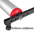 Decopatent Rollenbank Fietstrainer - Fiets rollenbaan Hometrainer voor Racefiets / Koersfiets of Mountainbike (Mtb) - Voor 16" tm 29" Inch & 700C Fietsen - Indoor Fiets Rollerbaan trainer - Rollenbank voor een fiets - Thuis trainer - Blauw / Wit - Decopatent®