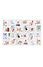 Decopatent Decopatent - XL Fotolijst Collage voor 24 Foto's van (15x10 & 10x15 Cm) - Fotolijsten - Fotolijstje met 24 fotokaders - 86.5 x 58 Cm - Wit