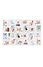 Decopatent Decopatent - XL Fotolijst Collage voor 24 Foto's van (15x10 & 10x15 Cm) - Fotolijsten - Fotolijstje met 24 fotokaders - 86.5 x 58 Cm - Wit