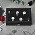 Decopatent Luxe horlogebox voor 12 horloges - Heren en Dames horloge box - Horlogedoos / horlogekist in zwart PU leer - Decopatent®